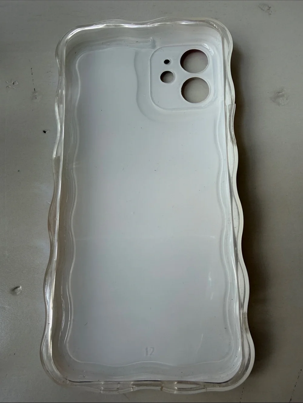 Pink Floral Silicone iPhone 12 Case with Gloss Finish